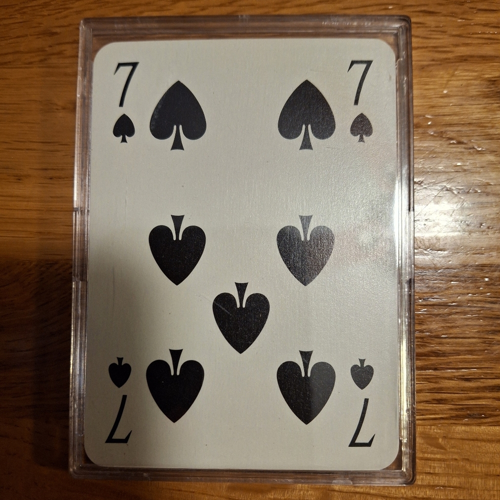 Gucci Collectible 7 of Spades Playing Card